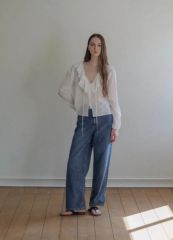 ito fukuoka】 作家 flare collar tops - メルカリ