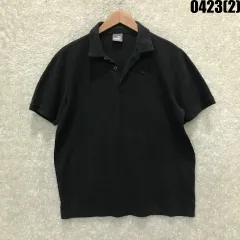 プーマ ブラック 半袖 カラーTシャツ xl