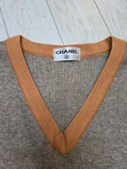 CHANEL キャミソールスパンコールロゴ ベージュ 36サイズ 美品 - メルカリ