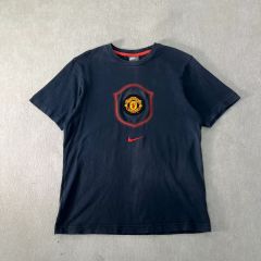 00s 希少 Nike Manchester United Tシャツ 黒 金 - メルカリ