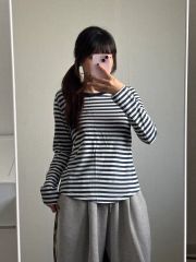 nowos ボーダーカットソー 完売 67nowos - メルカリ