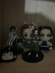 プライズ】鬼滅の刃 フィギュア5体、ぬいぐるみ 3体セット - メルカリ
