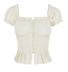 muguet chiffon docking blouse ピンク - メルカリ