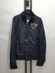 アバクロンビー Abercrombie ウィンドブレーカー ナイロン ジャケット ネイビー Lのサムネイル