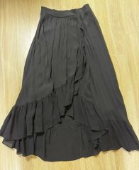 新品 MEER. メーア ベルベットカプリパンツブラウンzuさん着用BROWN