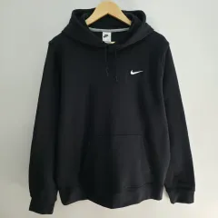 L NIKE スウッシュ ブラック フーディー