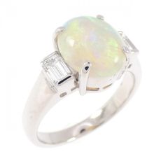 Pt900 天然オパールリング 2.90ct サイズ12.8号 鑑別書付き - メルカリ