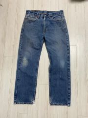 雰囲気抜群】Levi's 505 デニムパンツ W3x L3x 縦落ち 濃紺 - メルカリ