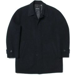 SOLED'ORO カシミヤ100% ステンカラーコート ブラック Sサイズ - メルカリ