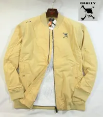 ※土288新品▼ オークリー ゴルフ 季節の変り目に ジップジャケット ブルゾン 【 日本サイズL 】 MA-1 タイプ ライフスタイルにもおすすめ