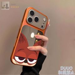可愛い foxy illustrations iPhoneケース ブラックとシルバー CASETiFY