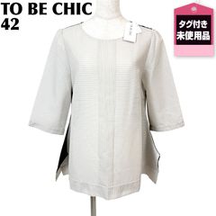 TO BE CHIC トゥービーシック 半袖チュニック 46 上質レース - メルカリ