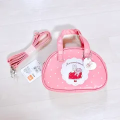 サンリオ 日本正規品 マロンクリーム ピンク ドット トートバッグ + ストラップ / 新品