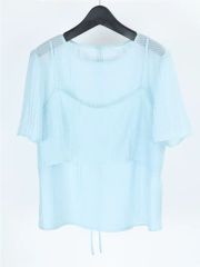 kotohayokozawa シースルートップスタンクトップ付き - メルカリ