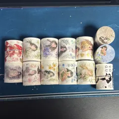 ダイアリーデコ 用品 中 人物 マスキングテープ 13個 まとめ