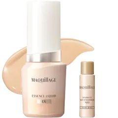 マキアージュ ファンデーション エッセンスリキッドEX オークル10 24mL+化粧下地小型つき 8mL SPF50+ リキッド状 2025年モデル 毛穴カバー つや 透明感 ファンデ美容液 無香料 MAQUILLAGE 【オンライン限定】@ bf2b4be5