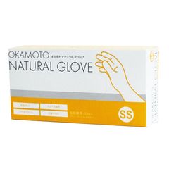 オカモト NATURAL GLOVE Lサイズ 50枚入 使い捨て手袋 - メルカリ