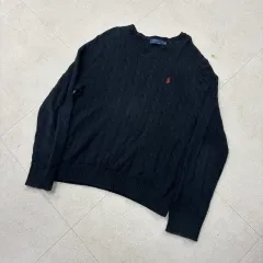 ポロラルフローレン ケーブル ポニー ニット