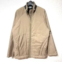 XL 105 NIKE レディース 軽量 ダウン ジップアップ ジャケット ベージュ