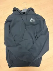 XS NIKE X STUSSY コラボ フーディー ブラック