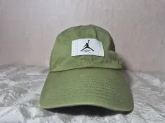 ジョーダン フライト ベースボールキャップ カーキ色 帽子 (L/XL)