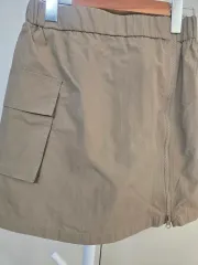 カーキ色 カーゴ ミニスカート