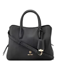 ナインウェスト レディース バッグ Nine West Lakelyn Medium Satchel Bag Sienna Logo Darkhaki カーキのサムネイル