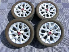 [992] 送料無料 フィアット パンダ 純正 15インチ アルミホイール 15×6.0J +35 PCD98 ハブ径 約58mm 4穴 4本セット 185/55R15のサムネイル