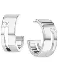 カルバンクライン レディース アクセサリー ピアス・イヤリング Tシャツ Calvin Klein GoldPlated Stainlessteel Geometric Small CHoop Earのサムネイル