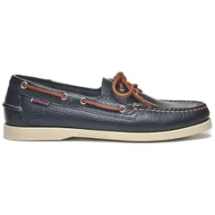 セバゴ メンズ シューズ Sebago Portland Martellato Boat Shoes Blue Navy ネイビーのサムネイル