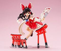 [Used] Touhou Project Reimu Hakurei PVC Complete Figure [Hobby Japan Magazine Exclusive]