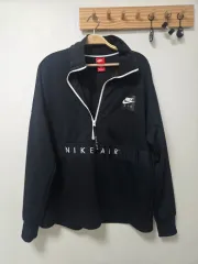 ナイキ エア ブラック ハーフジップアップ ジャケット XL