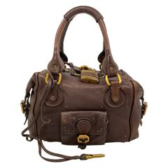 Chloe クロエ パディントンバック ハンドバック レザー チョコブラウン