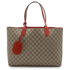 GUCCI グッチ トートバッグ リバーシブル ggスプリーム PVC - メルカリ