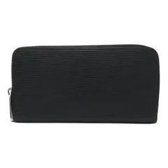 LOUIS VUITTON ルイ ヴィトン エピ ジッピーウォレット ラウンドファスナー 長財布 レザー ノワール 黒 ブラック シルバー金具 M60072