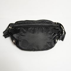 GUCCI ダブルジップ ポーチ ナイロン シリアル有 ブラック - メルカリ