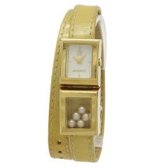 新品電池/稼働/美品 ミキモト ペンダント 腕時計 シェル文字盤 5P
