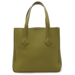 HERMES エルメス ヴィクトリア カバス32 トートバッグ ショルダーバッグ セミショルダー トリヨンクレマンス レザー アニスグリーン □K刻印