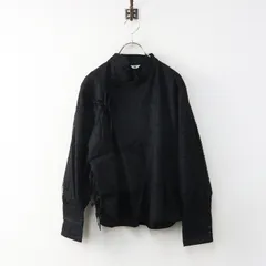 アンビデックス アイアムアイ インファクト I am I in fact 花柄 チャイナ風 ブラウス F ブラック／トップス 長袖シャツ	【2400014955613】のサムネイル