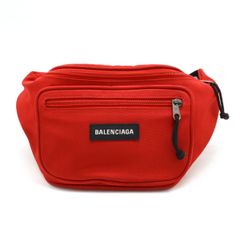 BALENCIAGA ボディバッグ レッド - メルカリ