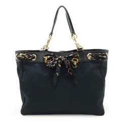 GUCCI グッチ GGキャンバス スカーフ付き トートバッグ ショルダーバッグ ショルダートート 肩掛け ブラック 黒 153033