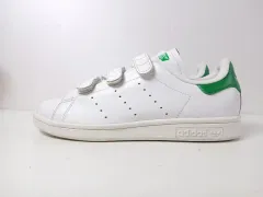 アディダス スタンスミス ベルクロ 白 グリーン 235