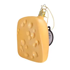INGE-GLAS Vintage ドイツ製 cheese ガラスオーナメント　クリスマスオーナメント　ヴィンテージ  ビンテージのサムネイル