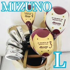 レディース MIZUNO ミズノ Champion Flag チャンピオンフラッグ パーシモン ゴルフ クラブ セット 初心者 入門 バッグ付き 右利き パター付 Y-96のサムネイル
