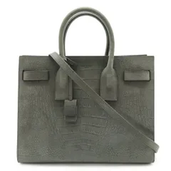 Saint Laurent サンローラン サックドジュール クロコ型押し 2026年最新】サックドジュール クロコの人気アイテム - メルカリ