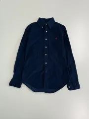 正規品 ポロ ラルフローレン ネイビー コーデュロイ ボタンダウン シャツ