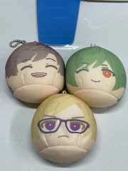 【N9-50】◇ A3！瑠璃川幸　皆木綴　古市左京　おまんじゅうにぎにぎマスコット　3点まとめ売りセット