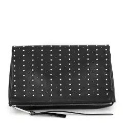 ジミーチュウ クラッチバッグ スタッズ レザー JIMMY CHOO 黒のサムネイル
