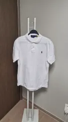 POLO RALPH LAUREN (M/メンズ95) 白 半袖 カラーTシャツ