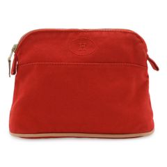 ✨️訳あり美品✨️HERMES ボリードポーチ レッド - メルカリ